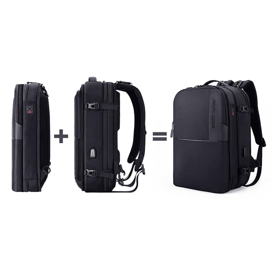 Mochila Pasta Executiva 2 Em 1 Notebook 17" Modelo Compact-Mac